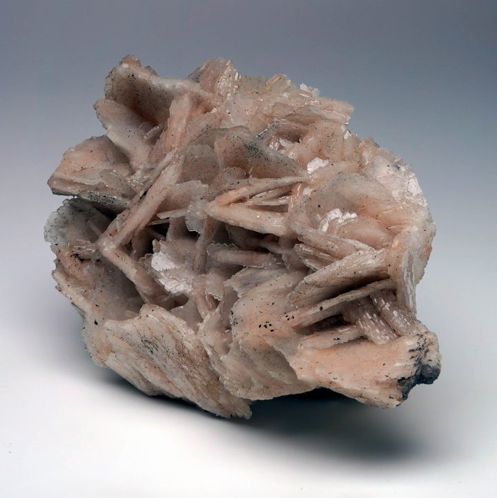 Moroccan Barite cluster with radiating pastel blades