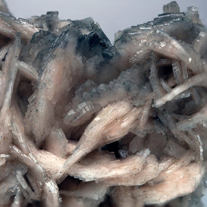 Close-up of Moroccan Barite crystals