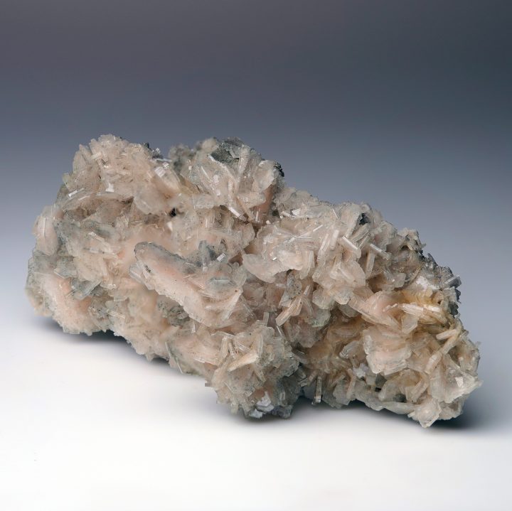 Moroccan Barite mineral specimen with translucent crystals