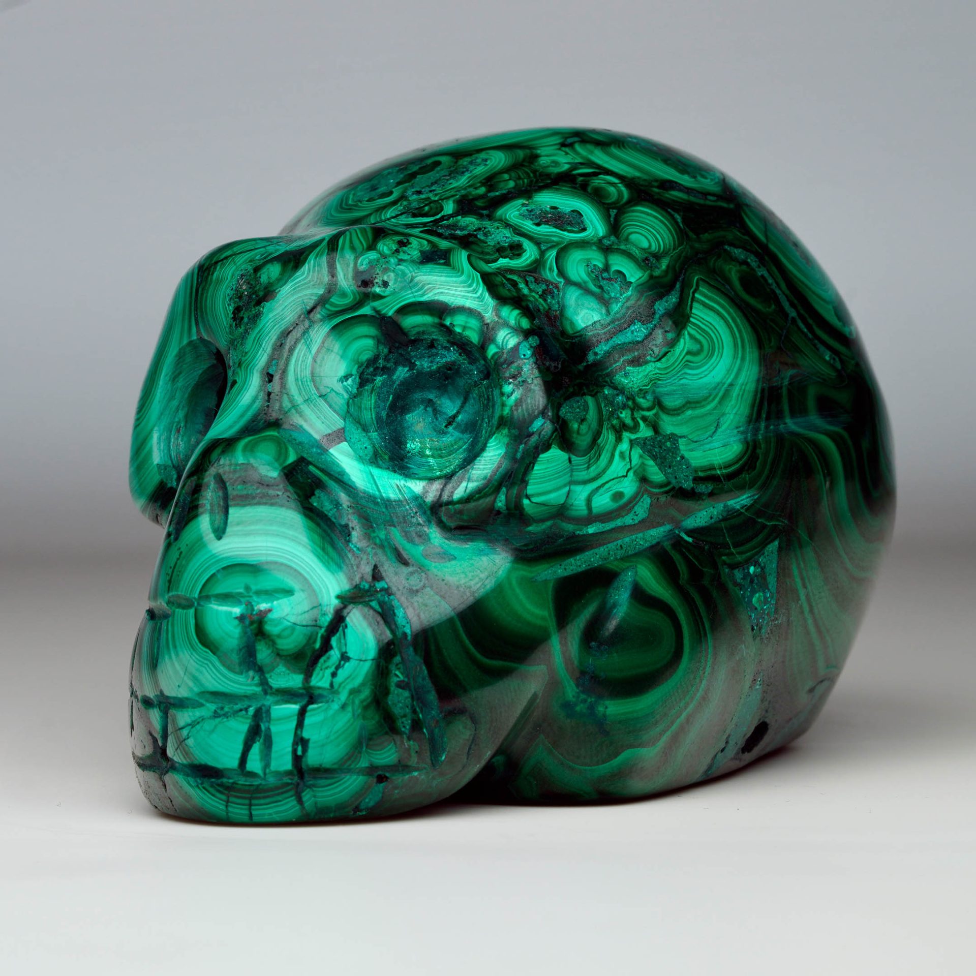 Malachite Skull - Astro West