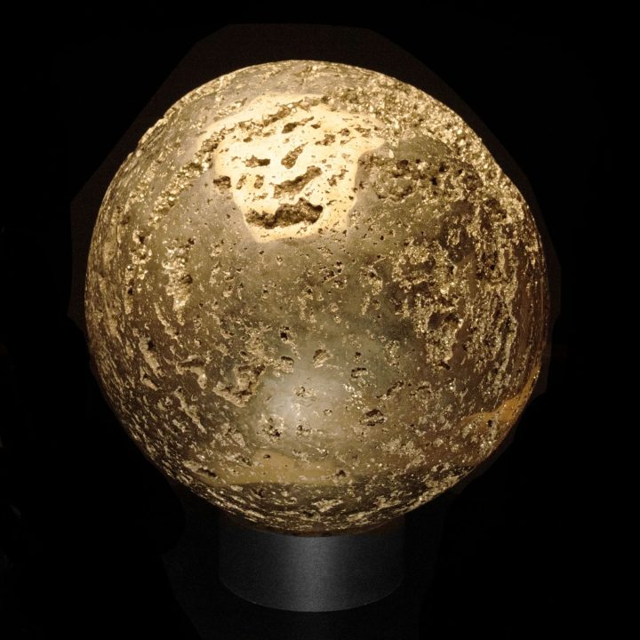 Large Genuine Pyrite Sphere from Peru