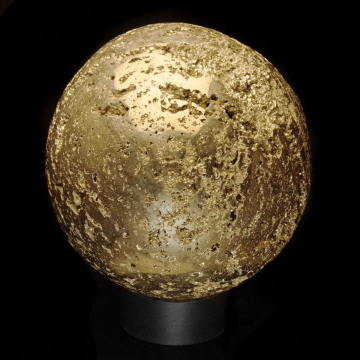 Large Genuine Pyrite Sphere from Peru