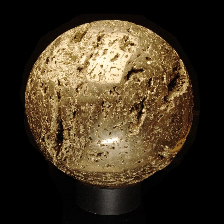 Large Genuine Pyrite Sphere from Peru