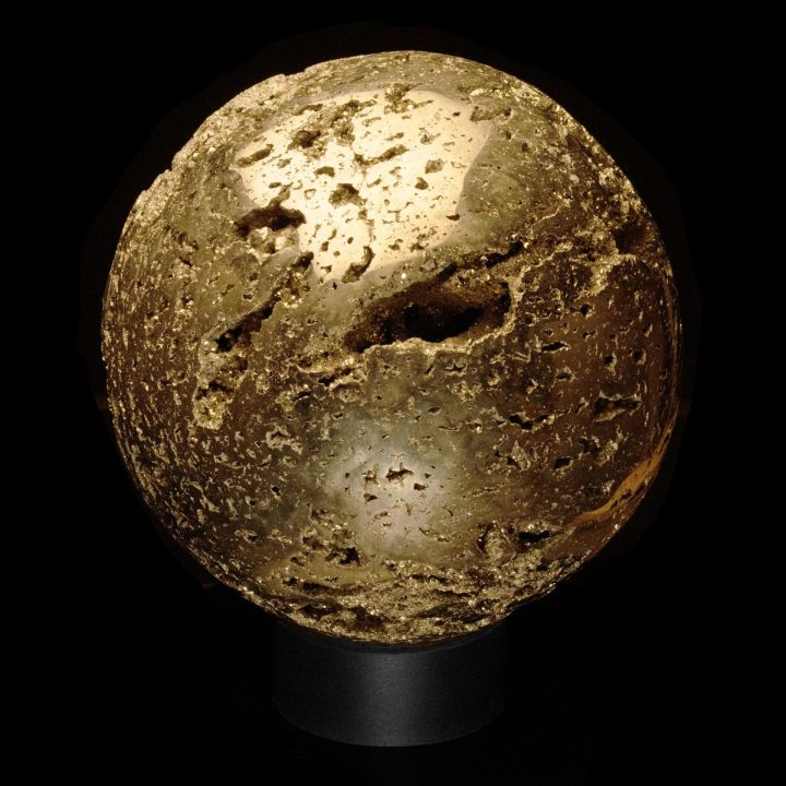 Large Genuine Pyrite Sphere from Peru