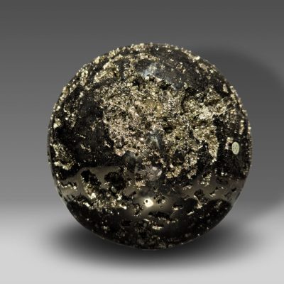 Large Genuine Pyrite Sphere from Peru