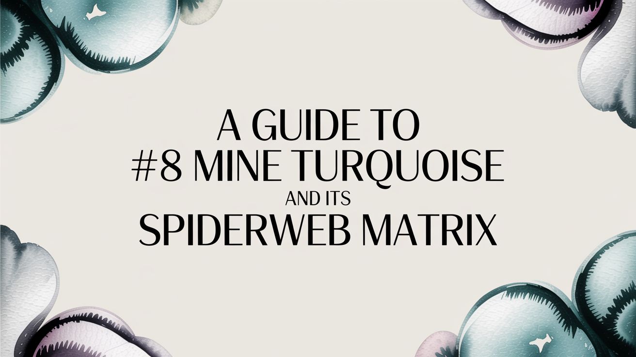 A Guide to 8 Mine Turquoise and Its Spiderweb Matrix