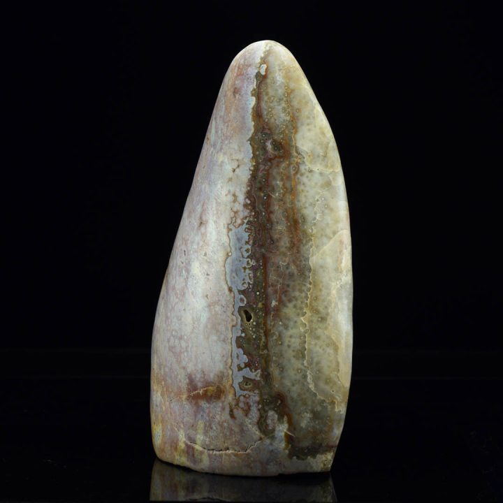 Decorative polished ocean jasper stone