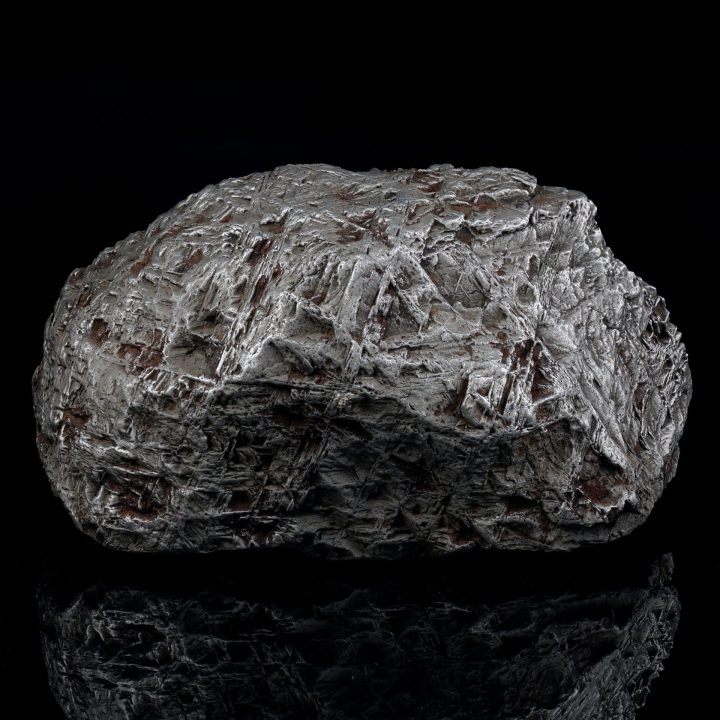 4.4 Pound Genuine Muonionalusta Meteorite Slice with Natural Exterior Edge