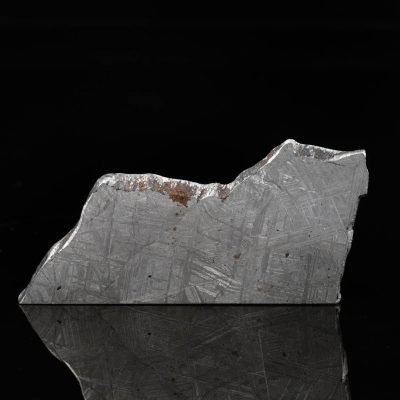 Muonionalusta meteorite slice showing natural Widmanstätten pattern