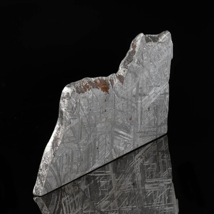 Collector grade Muonionalusta meteorite slice from Sweden