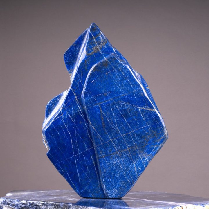 Hand-Polished Freeform Lapis Lazuli – Natural Stone Sculpture