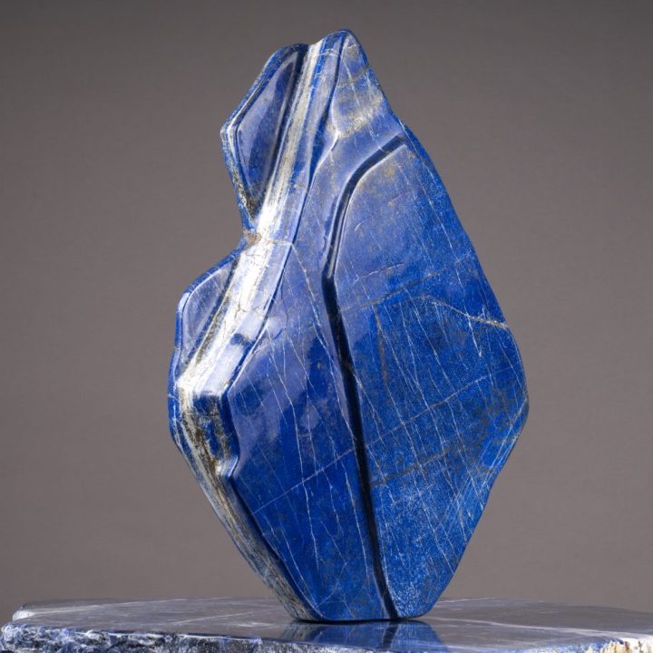 Hand-Polished Freeform Lapis Lazuli – Natural Stone Sculpture