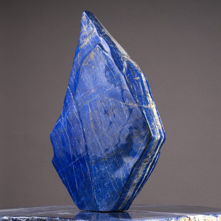 Hand-Polished Freeform Lapis Lazuli – Natural Stone Sculpture