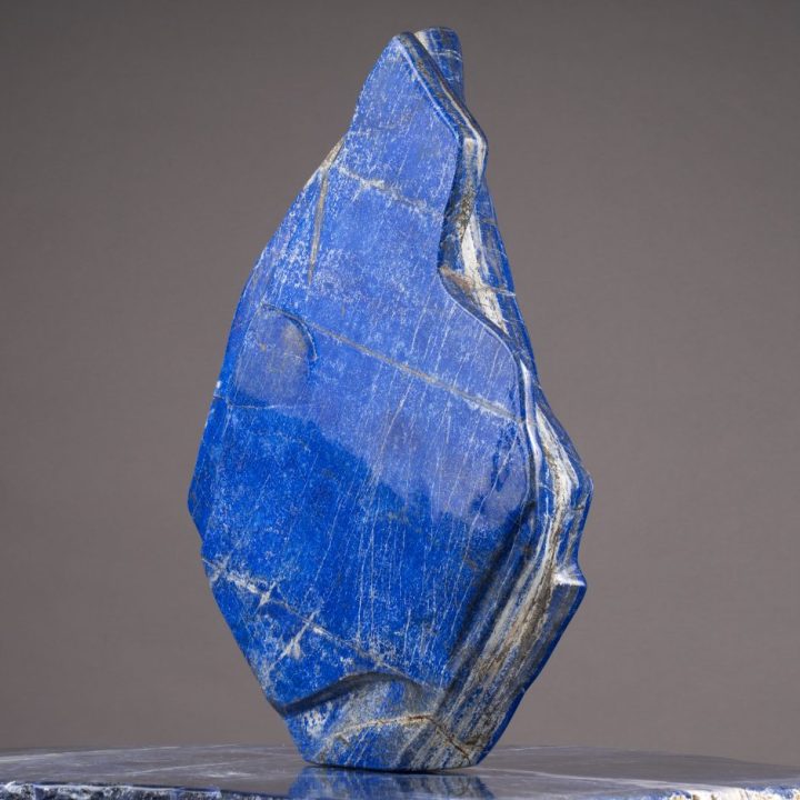 Hand-Polished Freeform Lapis Lazuli – Natural Stone Sculpture