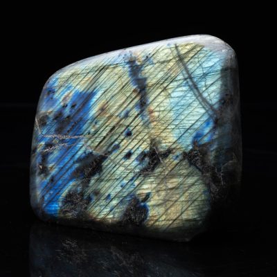 Hand‑Polished Vibrant Freeform Labradorite - Natural Stone