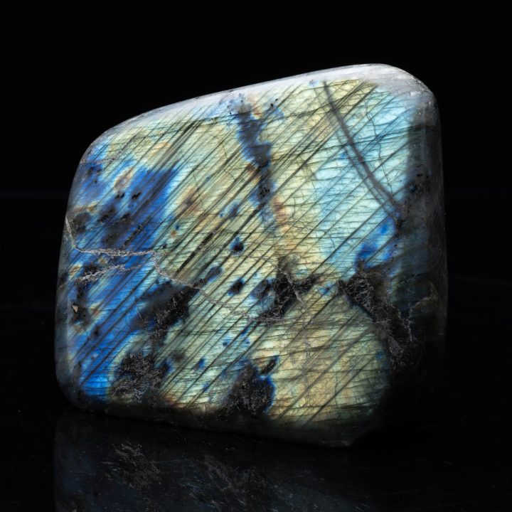 Hand‑Polished Vibrant Freeform Labradorite - Natural Stone