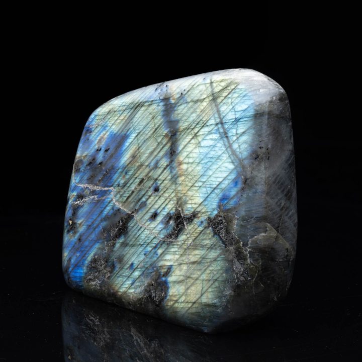 Hand‑Polished Vibrant Freeform Labradorite - Natural Stone
