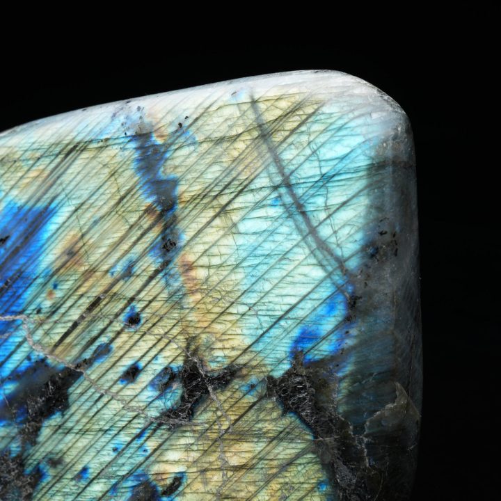 Hand‑Polished Vibrant Freeform Labradorite - Natural Stone