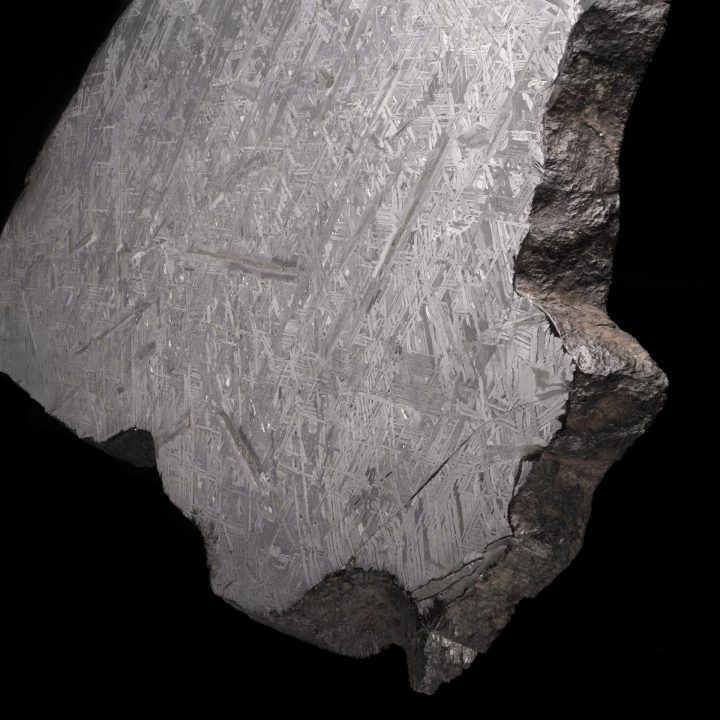 Museum-Grade Genuine 55 lb Aletai Meteorite Slice — Etched Iron with Widmanstätten Pattern