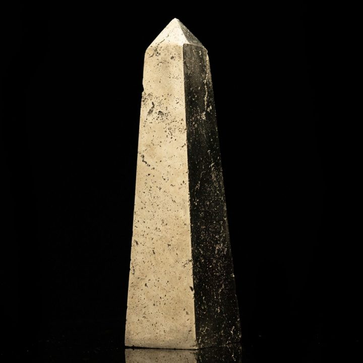 Genuine Pyrite Point from Peru - Natural Healing Décor