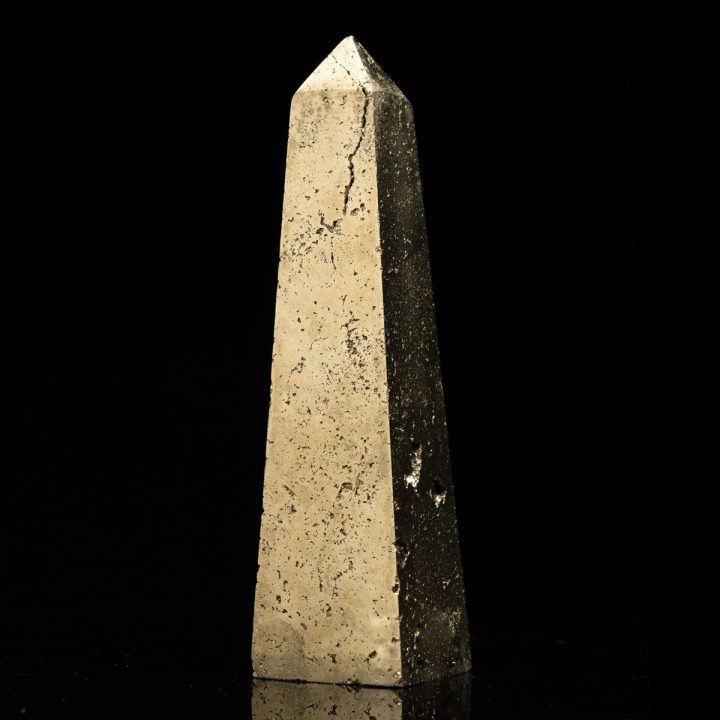 Genuine Pyrite Point from Peru - Natural Healing Décor