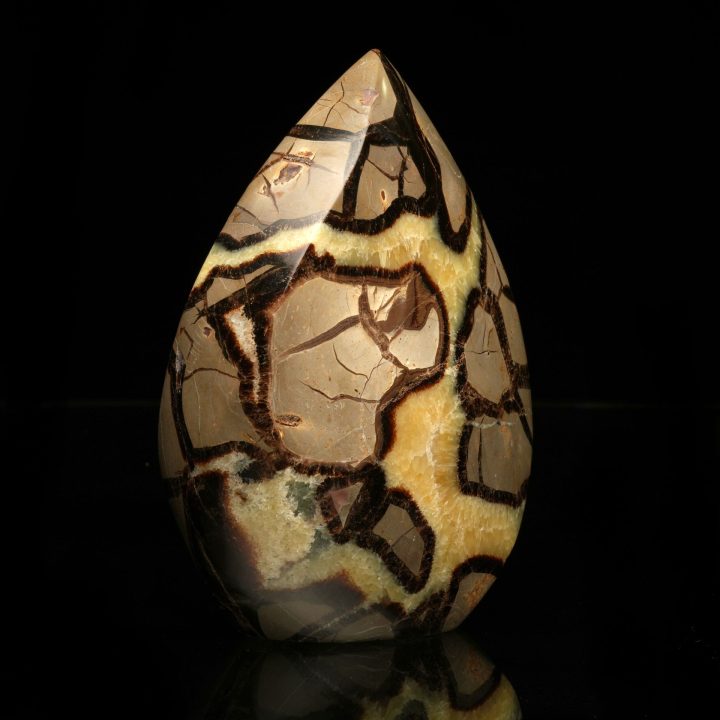 Polished Septarian Freeform Sculpture – Natural Décor Accent