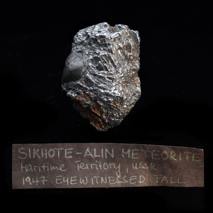 Genuine Sikhote‑Alin Iron Meteorite – 1947 Witnessed Fall