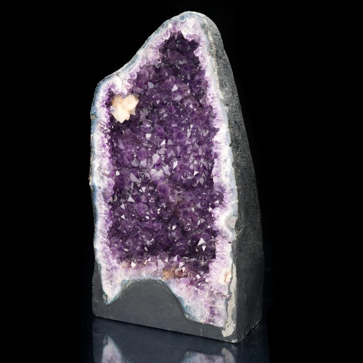Genuine Brazilian Amethyst with Quartz Inclusion Geode – 29 lb