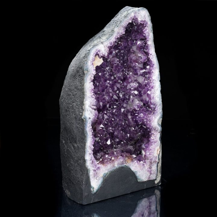 Genuine Brazilian Amethyst with Quartz Inclusion Geode – 29 lb