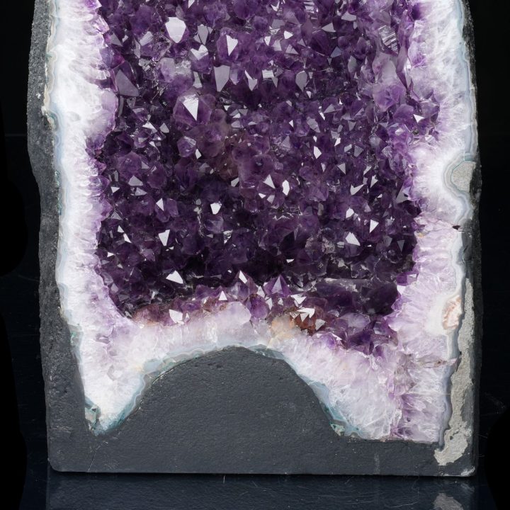 Genuine Brazilian Amethyst with Quartz Inclusion Geode – 29 lb