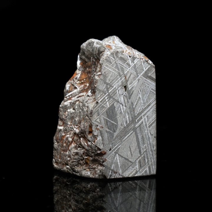 Authentic Iron Meteorite Cube — Widmanstätten Pattern