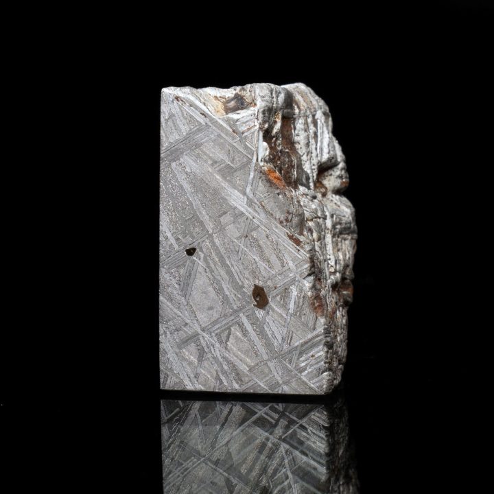 Authentic Iron Meteorite Cube — Widmanstätten Pattern