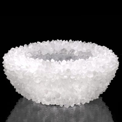 Quartz Crystal Bowl from Brazil — Natural Luxury Decor