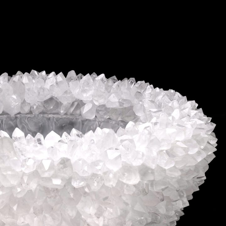 Quartz Crystal Bowl from Brazil — Natural Luxury Decor