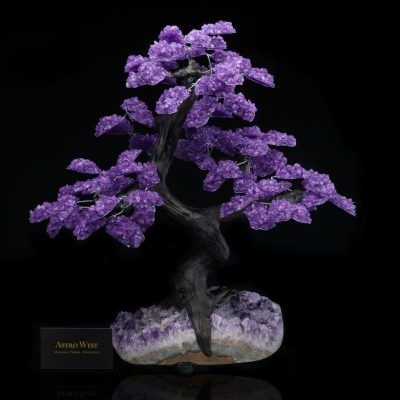 Large Genuine Amethyst on Amethyst Gemstone Crystal Tree - 1.5 ft