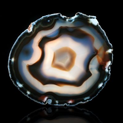 Genuine Brazilian Agate Slice – Natural Polished Geode