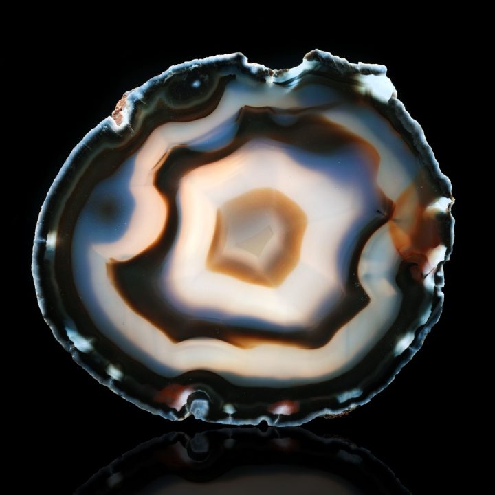 Genuine Brazilian Agate Slice – Natural Polished Geode