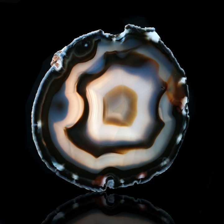 Genuine Brazilian Agate Slice – Natural Polished Geode