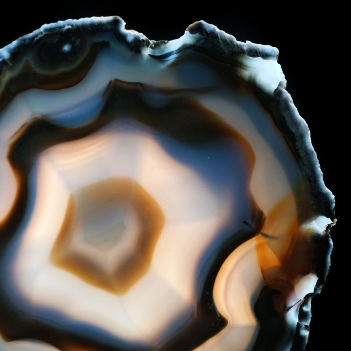 Genuine Brazilian Agate Slice – Natural Polished Geode