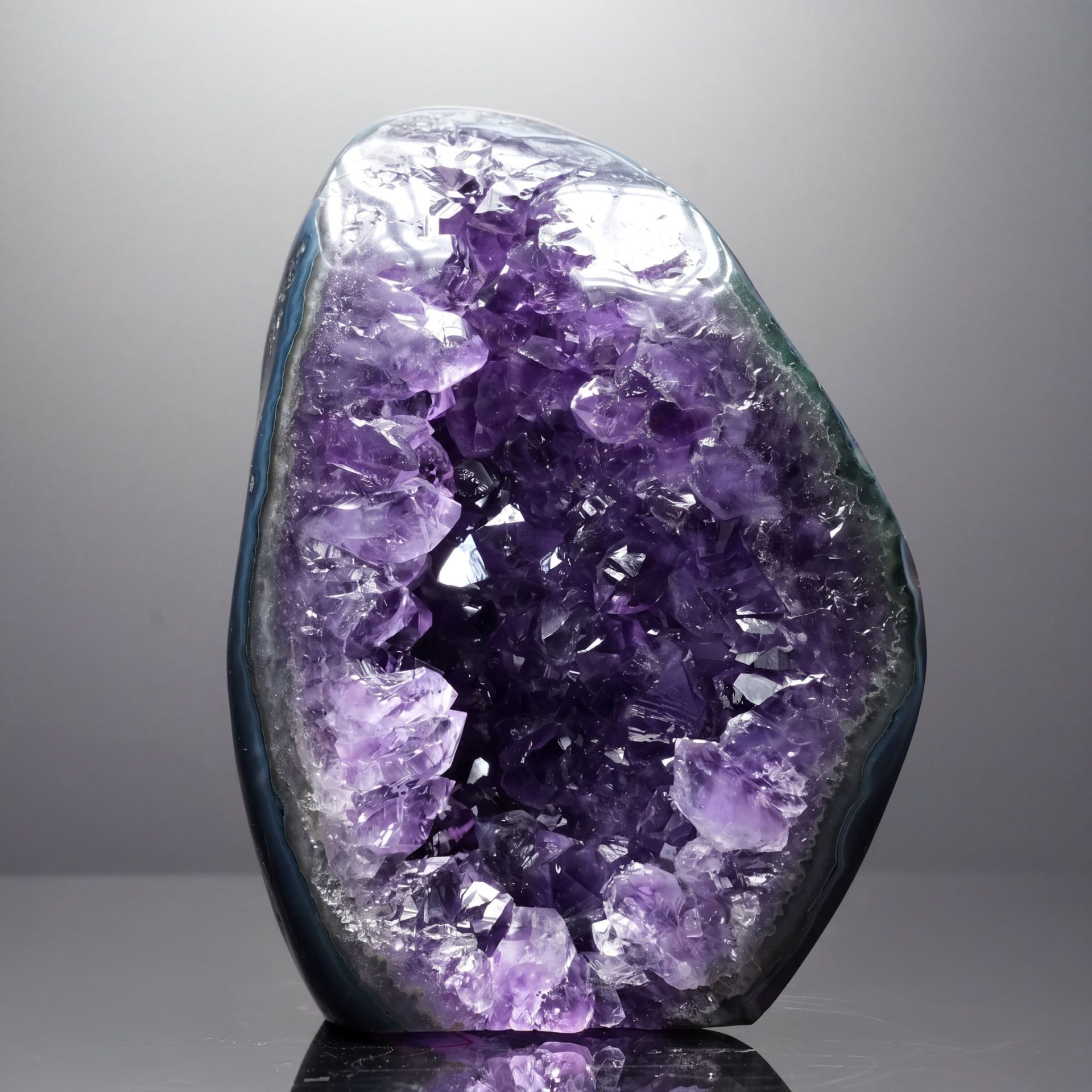 Genuine Amethyst Geode from Uruguay – Natural Luxury Décor