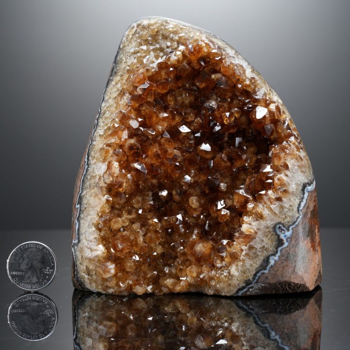 Genuine Citrine Geode – Natural Luxury Décor