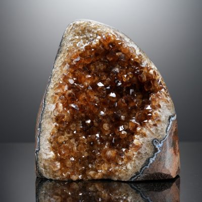 Genuine Citrine Geode – Natural Luxury Décor