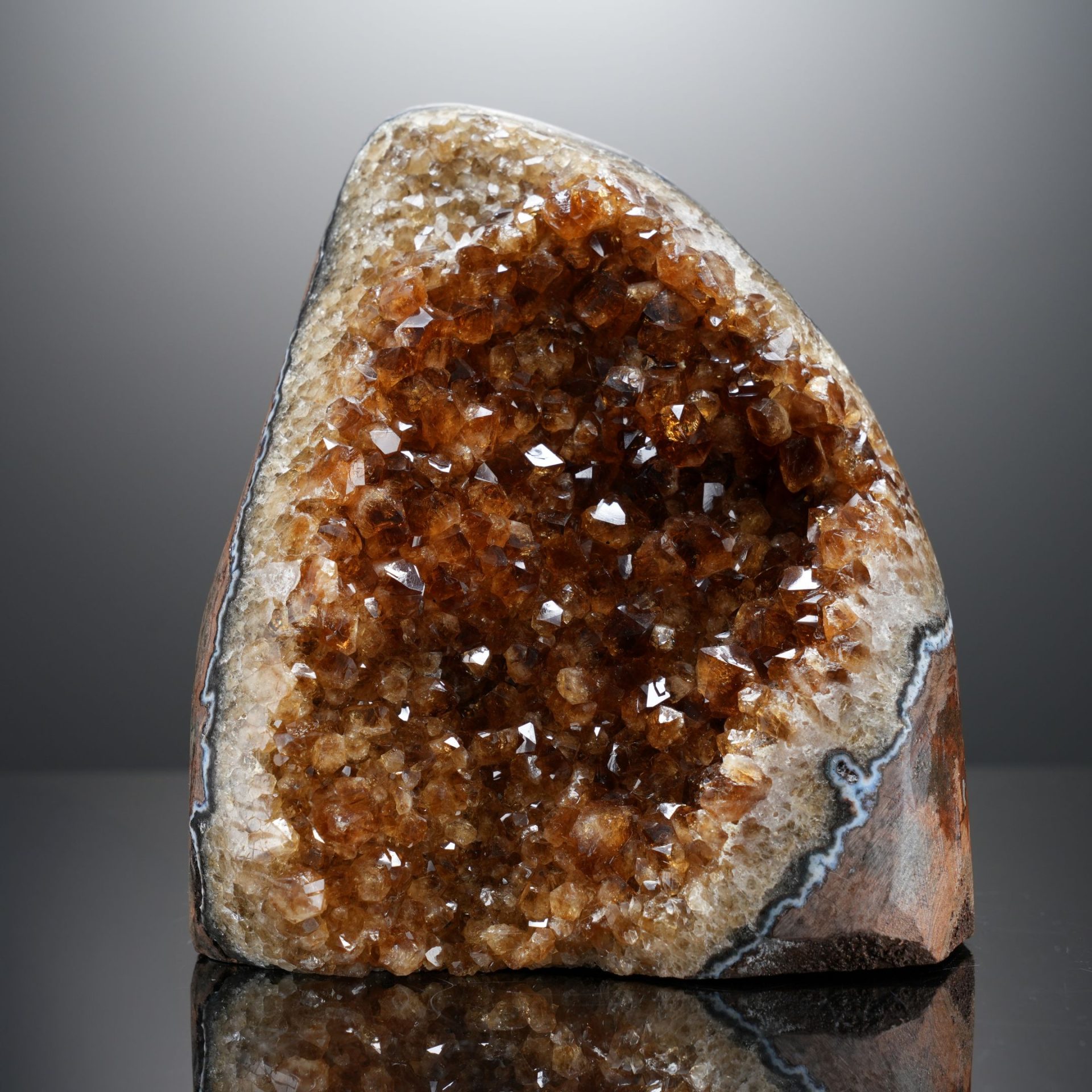 Genuine Citrine Geode – Natural Luxury Décor