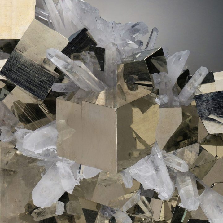 Museum Quality Pyrite and Quartz from Peru – 24 lb Collector Specimen