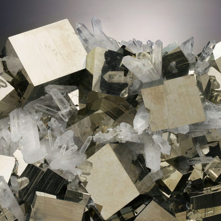 Museum Quality Pyrite and Quartz from Peru – 24 lb Collector Specimen