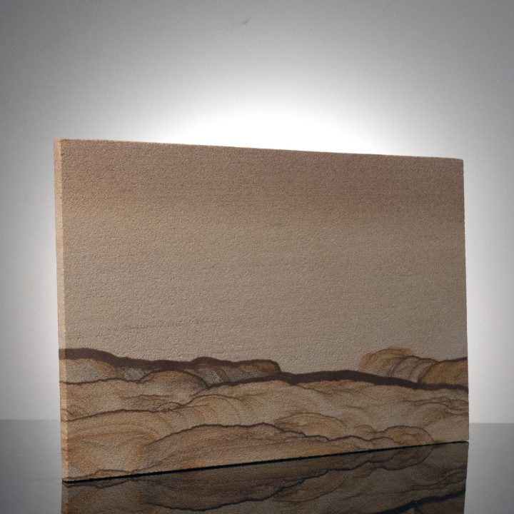 Hand Cut Sandstone Slice from Utah – Natural Home Décor