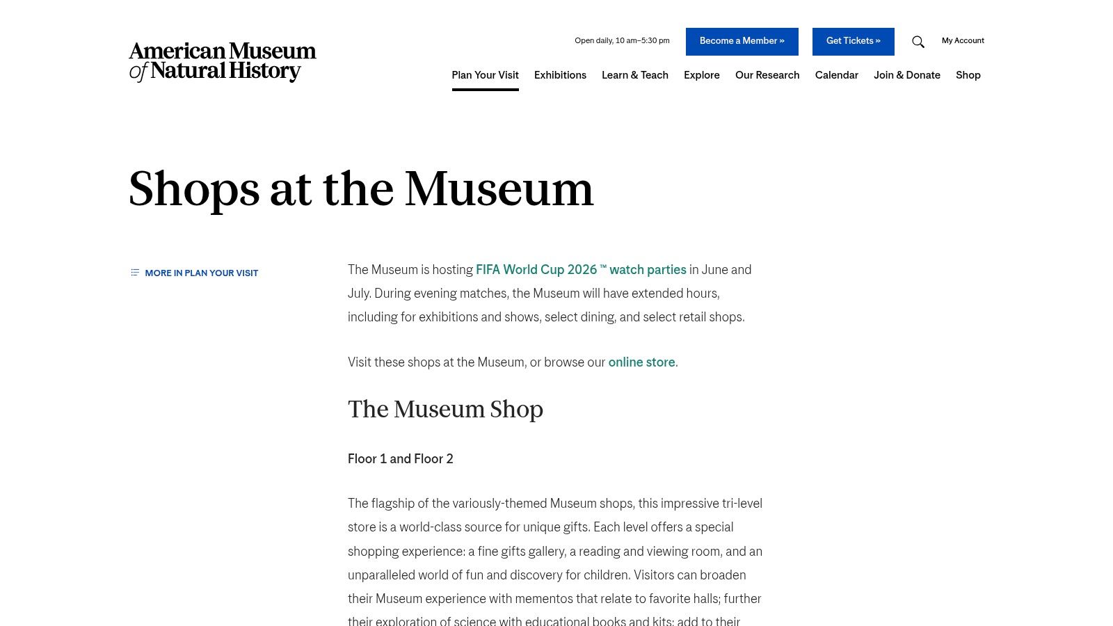American Museum of Natural History Museum Shops