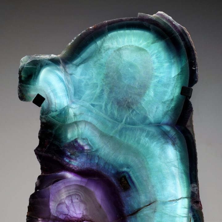 Mexican Fluorite Lamp | One of a Kind Natural Crystal Luxury Decor