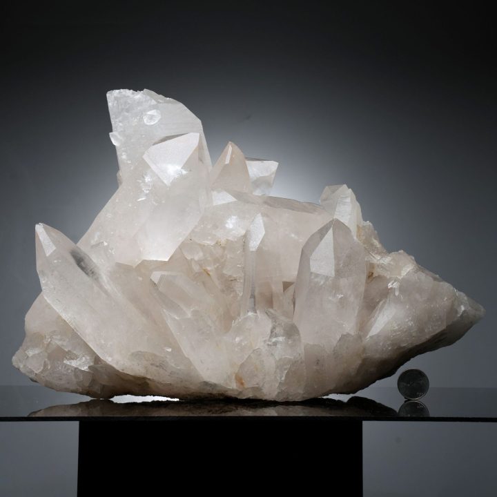 Large Brazilian Clear Quartz Cluster | 23lb Luxury Natural Decor