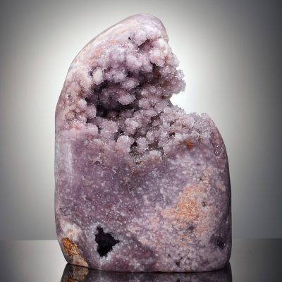 Polished Brazilian Pink Amethyst Sculpture | 19 lb Natural Decor